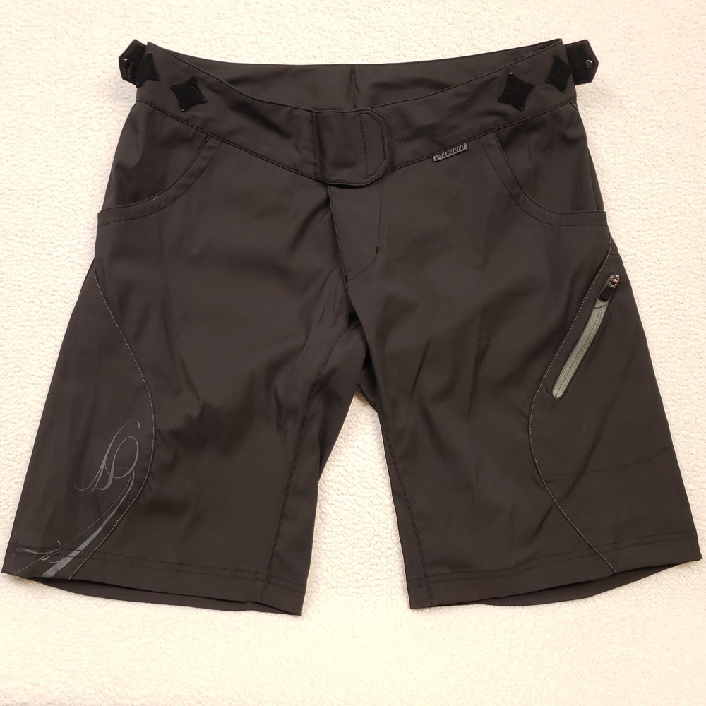 Specialized Cycling Shorts Womens Medium Black Nylon MTB Bike Trail